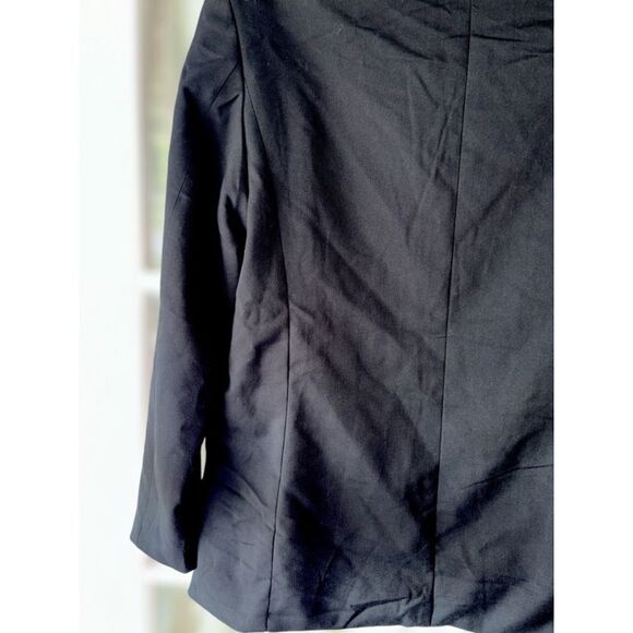 H&M Divided Women’s XS Black Double-Breasted Long Sleeved Oversized Blazer - Picture 5 of 11
